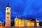 Cathedral Square in the evening, Vilnius.