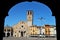 Cathedral and square in Lodi, Italy