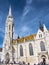 The Cathedral of St Matthias on Castle Hill where the kings of Hungary were crowned. It stands close by to the Fishermen`s Bastion