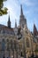 The Cathedral of St Matthias on Castle Hill where the kings of Hungary were crowned. It stands close by to the Fishermen`s Bastion