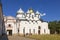 The cathedral of St. Sophia (the Holy Wisdom of God) in the Novgorod Kremlin