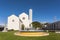 Cathedral and Tait Fountain, Napier, New Zealand