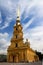 Cathedral temple in petropavlovskaya fortress