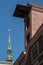 Cathedral towers and rooftops of Riga