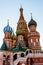 Cathedral of Vasily the Blessed on the Red Square in Moscow