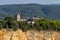 The cathedral of Viviers seen from the surrounding hills