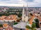 cathedral of zagreb old european gothic church