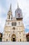 Cathedral of zagreb old european gothic church