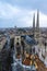 Cathedrale Saint Andre and Pey Berland Tower in Bordeaux, France