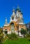 Cathedrale Saint Nicolas Orthodox Russian church of Moscow Patriarchate in historic Le Piol district of Nice in France