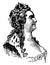 Catherine II, vintage illustration