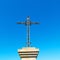 catholic abstract sacred cross in italy europe and the sky ba