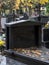 Catholic cemetary with tombstones