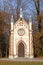 Catholic chapel in forest