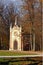 Catholic chapel in forest