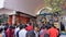 Catholic Christians praying to saint mary statue in St.marys Basilica or Velankannimatha church