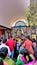 Catholic Christians praying to saint mary statue in St.marys Basilica or Velankannimatha church