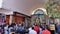 Catholic Christians praying to saint mary statue in St.marys Basilica or Velankannimatha church