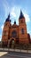 The Catholic Church Heart of Jesus Cathedral in Rezekne, Latvia.