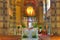 Catholic church interior view. Alba, Italy.