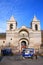 Catholic church at Plaza de Armas in Chivay, Peru