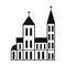 Catholic church simple icon