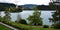 Catholic church situated on an island on Bled