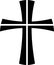 Catholic cross crucifixion four piece