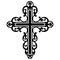 Catholic Cross, Filigree Cross, Catholic Cross, Christian Cross, Ornate Cross