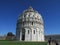 Catholic medieval baptistery in the city of Pisa, Italy.