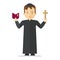 Catholic priest character