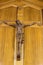 Catholic religious cross and altar