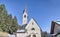 Catholic roman Church of St. Jacob above Ortisei in Italian Dolo