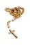 Catholic rosary isolated