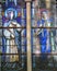 Catholic Saints - Stained Glass in Saint Severin church, Paris