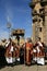 Catholic Spain, priests at Easter procession