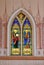 Catholic stained glass window
