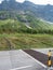 Catlle grid gate of a pasture crossing a road