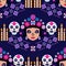 Catrina Calavera pattern 10