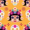 Catrina Calavera pattern 6