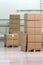 Catron boxes in warehouse
