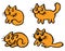 Cats Emoticons Set