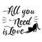 Cats rule the world, black and white vector graphics, English phrases,phrase illustrations of Cat claw design