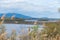 Catskill Mountain View across the Hudson River, Upstate NY.