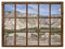 Cattle corral in arid landscape of north western Colorado