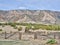 Cattle corral in arid landscape of north western Colorado