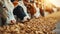 Cattle feeding on nutritious hay in a well maintained cowshed at a thriving dairy farm