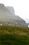 Cattle grazes on cliffs along Burren Way, near Doolin