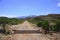 Cattle Guard and mountain range