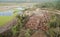 Cattle mustering on the flood plains.